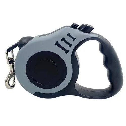 INF 5M Automatic Retractable Pet Leash with One-Hand Brake and Auto-Lock Black, (5000214716) Cene