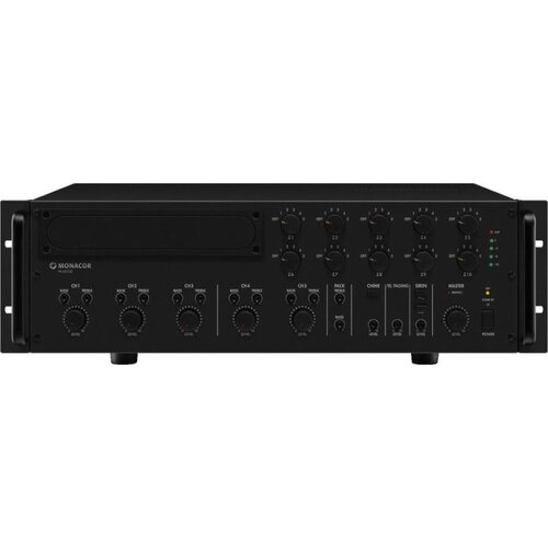 Monacor PA-6010Z, me&scaron;alni ojačevalnik, 10 zone | 600W / 100V - - Audio-Kondric Cene