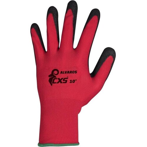 Canis Rukavice Alvaros močene u nitril/ crvena/crna Cene