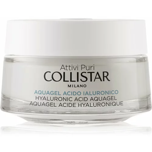 Collistar pure actives hyaluronic acid aquagel krema za učvrstitev kože na obrazu 50 ml za ženske