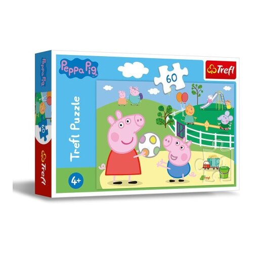 Tref line puzzle 60 pcs pepa prase ( T17356 ) Slike