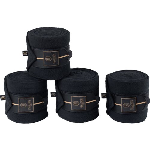 ESKADRON Bandaže Fleece, Full - Black Slike