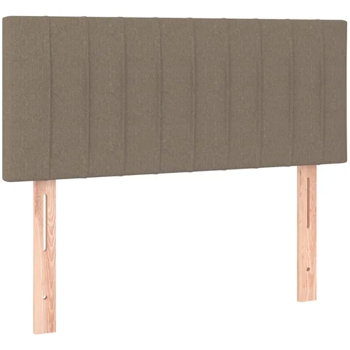 MAISON CHIC posteljno vzglavje - vzglavna omarica - nočna omarica taupe 90x5x78/88 cm blago, (21705042)