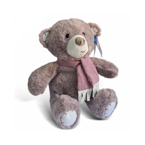  pli&amp;scaron;ani bordo meda sa roze &amp;scaron;alom 32cm Slike