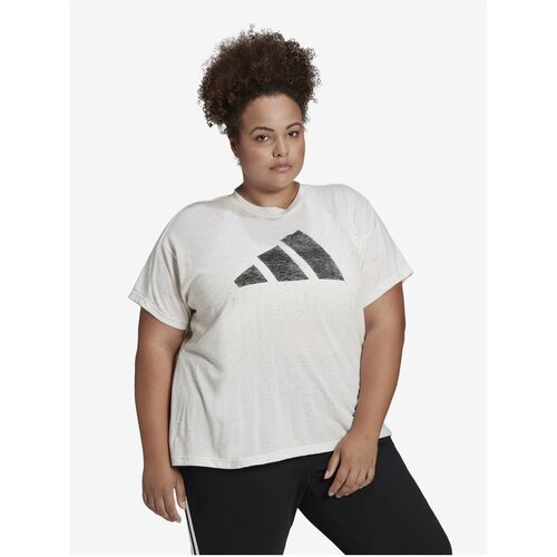 Adidas Cream Women&amp;#039;s Annealed T-Shirt Performance - Women Slike