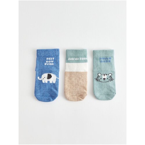 LC Waikiki Lcw Patterned Baby Boy Socks 3-Pack Cene