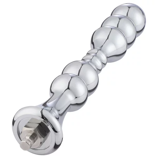HiSmith HSA98 metal pearl aluminium anal dildo kliclok 8.2"