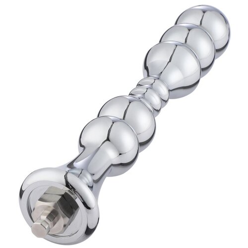 HiSmith HSA98 Metal Pearl Aluminium Anal Dildo KlicLok 8.2&amp;quot; Slike