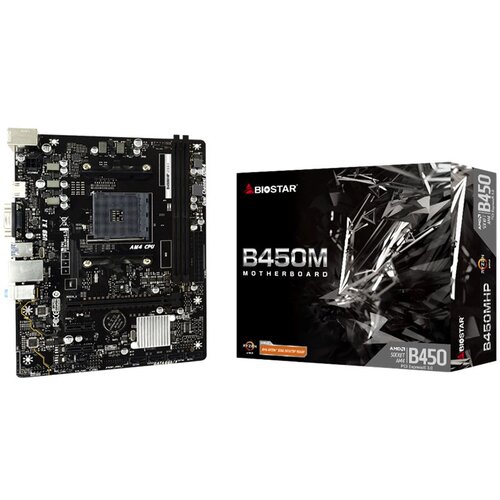 Biostar MB B450 AM4 2 x DDR4 4 x SATA II 1 x... Cijene