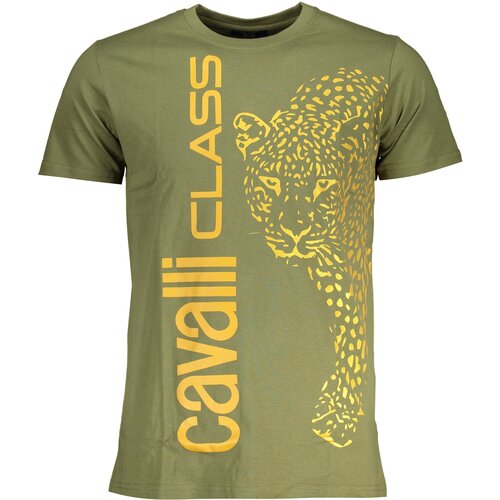 Cavalli Class GREEN MEN&#39;S SHORT SLEEVED T-SHIRT Cene