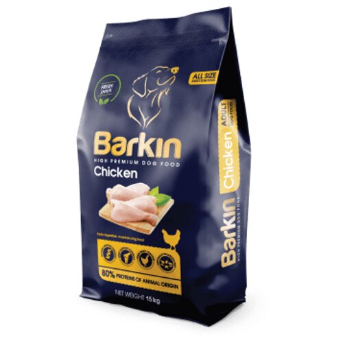 Barkin Suva hrana za pse High Premium, Piletina, 15kg Slike