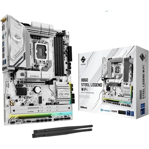 AsRock B860 Steel Legend WiFi LGA1851 MB Slike