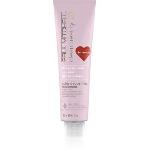 Paul Mitchell Clean Beauty Color Depositing Treatment hranilna maska za barvane lase odtenek Cinnamon 150 ml Cene