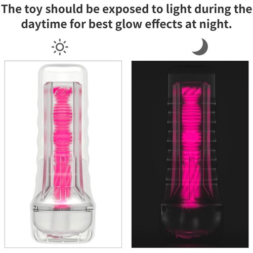 Lovetoy 2024 Masturbator Lovetoy Lumino Play Pink Glow 8,5&amp;#039;&amp;#039; Slike