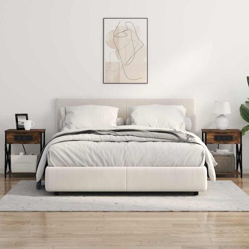  Noćni ormar 2 pcs Dimljeni hrast 41 x 31 x 51 cm Slike