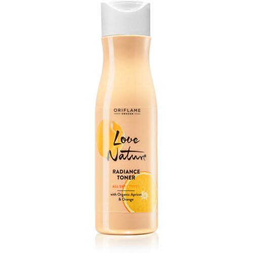 Oriflame Love Nature Organic Apricot & Orange posvjetljujuća voda za lice za hidrataciju lica i smanjenje bora 150 ml Cijene