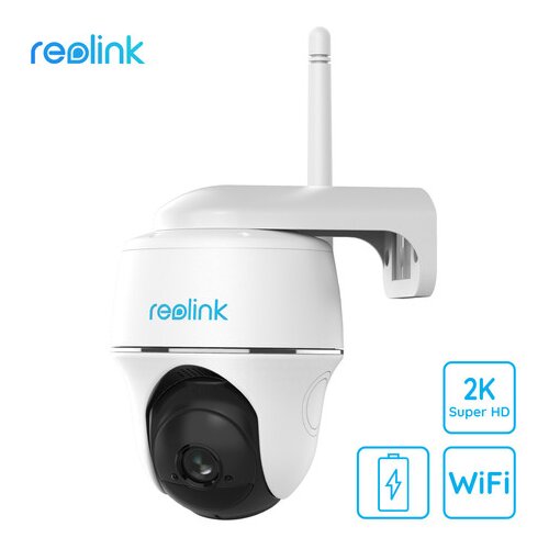 Reolink ARGUS PT 2K DUAL, 4MP Super HD, WiFi, zaznavanje oseb / vozil, 16x digitalni zoom, IR nočno snemanje, brezžična, baterija, vrtljiva, aplikacija, bela kamera Cene