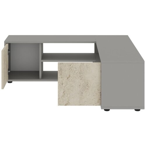 Kalune Design polica za TV rosa - grey, travertine greytravertine tv stand Slike