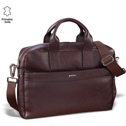 PRINC LEATHER Kožna torba za laptop Dollaro, 390x280x100mm, Braon Slike