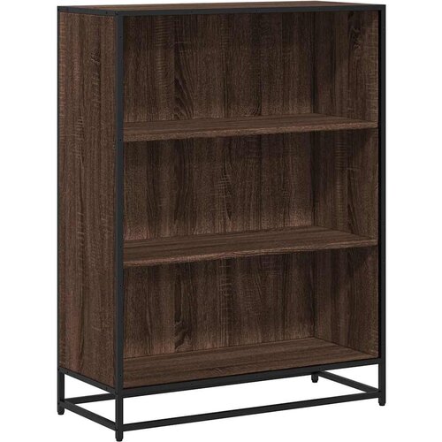 Maison Chic Knjižna omara - Knjižni regal rjavi hrast 80,5x35x107,5 cm inženirski les, (21725808) Slike