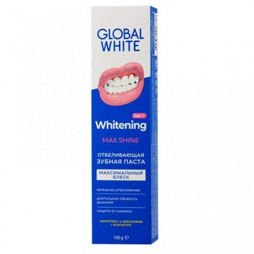 Global White zubna pasta za beljenje zuba max shine Slike