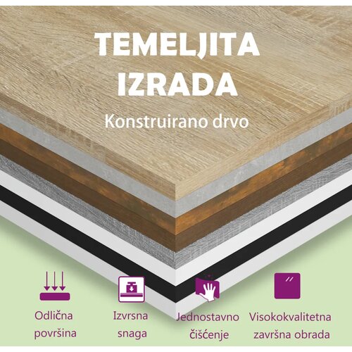  Kupaonsko ogledalo boja hrasta 90x1 5x37 cm konstruirano drvo - Sonoma hrast 90 x 1.5 x 37 cm Cijene