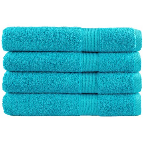 vidaXL Premium brisače SOLUND 4 kos turkizna 80x200 cm 600 g/m2, (21410092) Cene