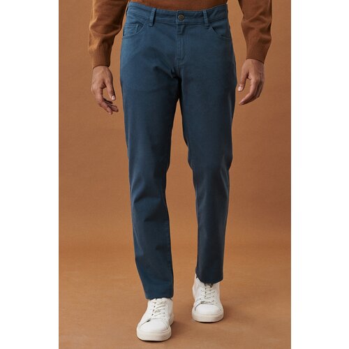 AC&Co / Altınyıldız Classics Men's Petrol Slim Fit Slim Fit Cotton Flexible Chino Trousers. Cene