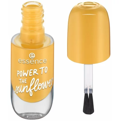 Essence Gel Nail Colour brzosušeći lak za nokte s efektom sjaja 8 ml nijansa 53 Power To The Sunflower