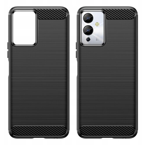 HURTEL CARBON CASE ETUI OBUDOWA POKROWIEC FUTERAŁ PLECKI DO INFINIX NOTE12I CZARNE, (21899759) Cene