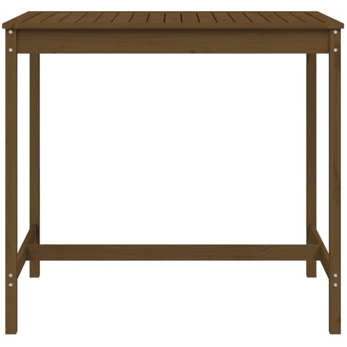  Vrtni stol boja meda 121x82,5x110 cm od masivne borovine Slike