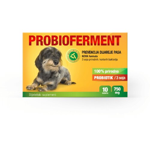 Interagrar probiotik za pse probioferment 10/1 750 mg/tbl Cene