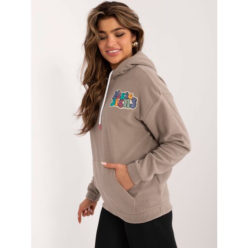 Sublevel Sweatshirt-D20005M02679A-dark beige Cene