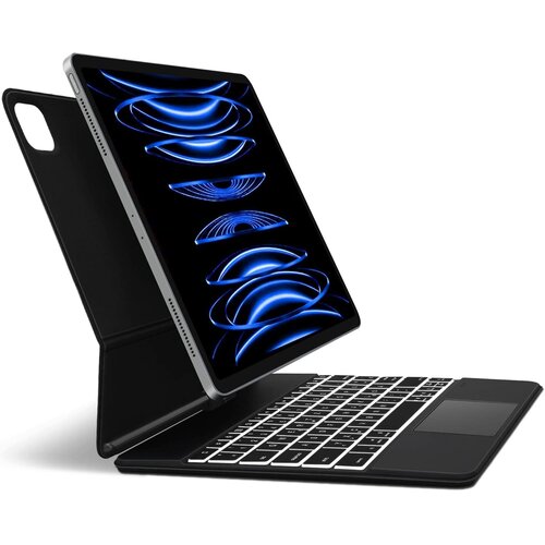 JADEMALL osvetljena tipkovnica magic keyboard za ipad pro 12.9 (3.&ndash;6. generacija), z lebdečim stojalom in sledilno plo&scaron;čico odprta embalaža Cene