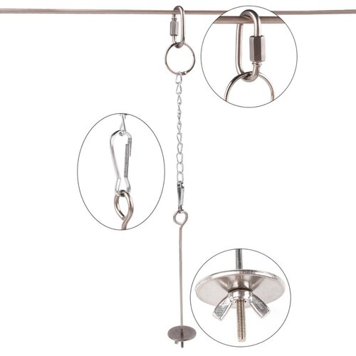 INF Nerjaveče jeklo Bird Sadje Vilice Papiga Hranjenje Nabodalo Viseči Držalo za hrano S, (5000125342) Cene