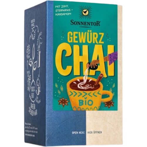 Sonnentor Chai - bio začimbni čaj - 18 Čajna vrečka Cene