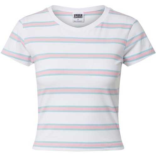 Urban Classics Majica modra / roza / bela Cene