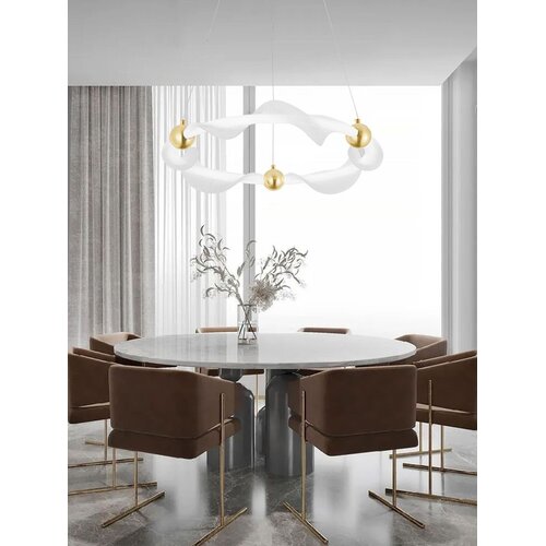 Toolight LED svijetiljka G010-CP WHITE/GOLD Slike