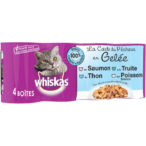 Whiskas La Carte 12 x 390 / 400 g - Riba u želeu (12 x 390 g) Cijene