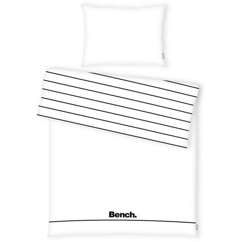 Bench mladinska posteljnina 140/200 cm renforcé črna, bela Cene