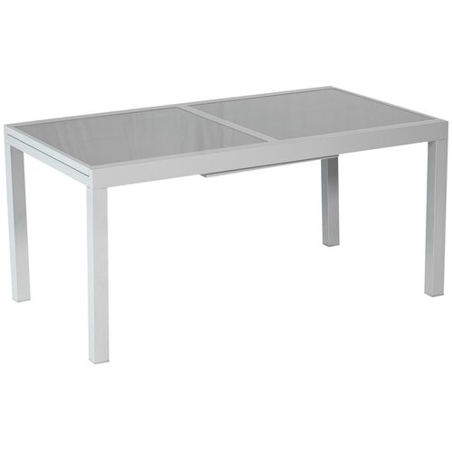 Gardenson Raztegljiva Vrtna Miza Ambia, Steklo, Aluminij, 160-220x90 Cene