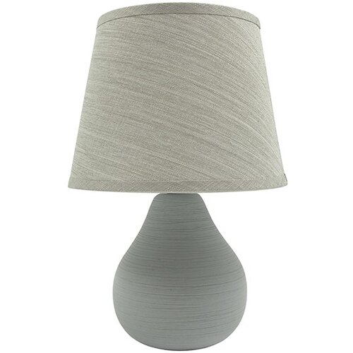 Mitea Lighting Stona lampa siva 1x40W E14 keramička M1013 Slike