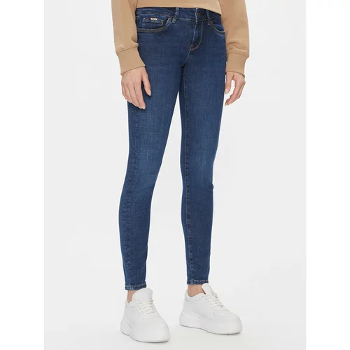 PepeJeans Jeans hlače PL204583 Mornarsko modra Skinny Fit