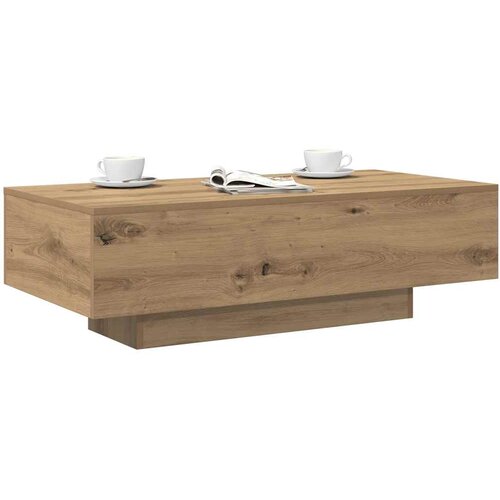  Stolić za kavu boja hrasta 100 x 49,5 x 31 cm konstruirano drvo Slike