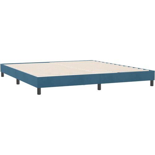 Box Spring krevet bez madracem tamnoplavi 180x220 cm bar&amp;scaron;un Slike