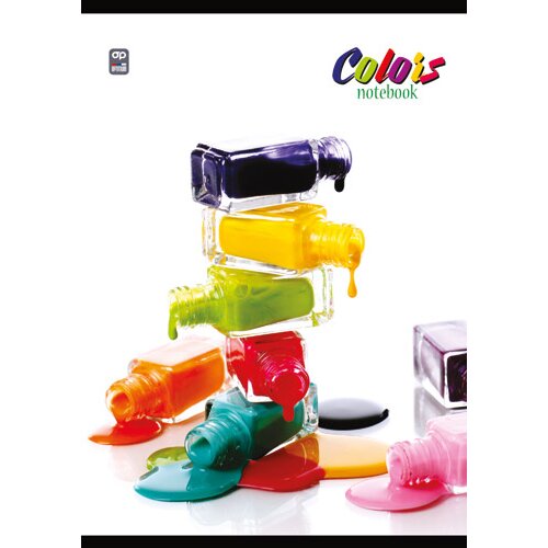 Optimum Sveska sa spiralom tvrdi povez dikto A5/80 Colors Slike