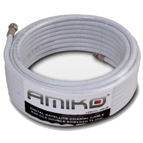 Amiko Koaksijalni kabel RG-6, CCS, 90dB, 20 met. Sa konektorima - RG6/90dB - 20m Cijene