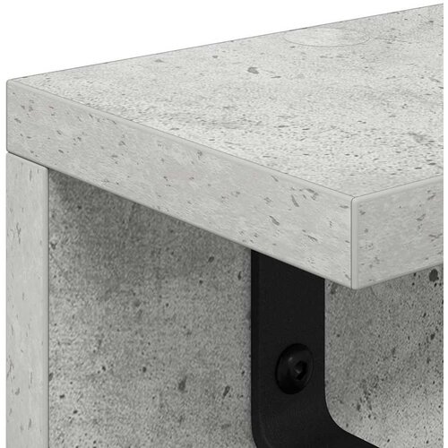  Vje&amp;scaron;alica za kapute na zidu Betonski sivi 80 x 10,5 x 10,5 cm Slike