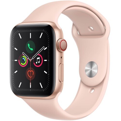 Apple Watch series 5 44mm gold alu pink Slike