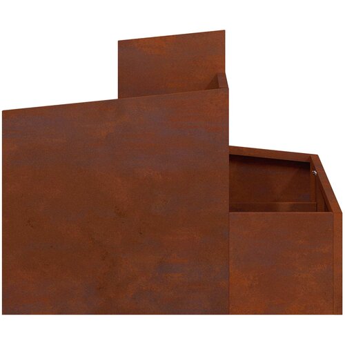  Vrtna saksija Smeđa 60 x 60 x 50 cm Slike